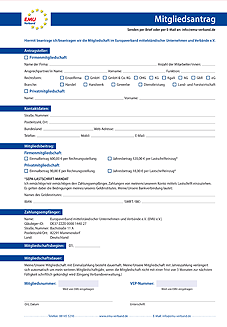 EMU-Mitgliedsantrag